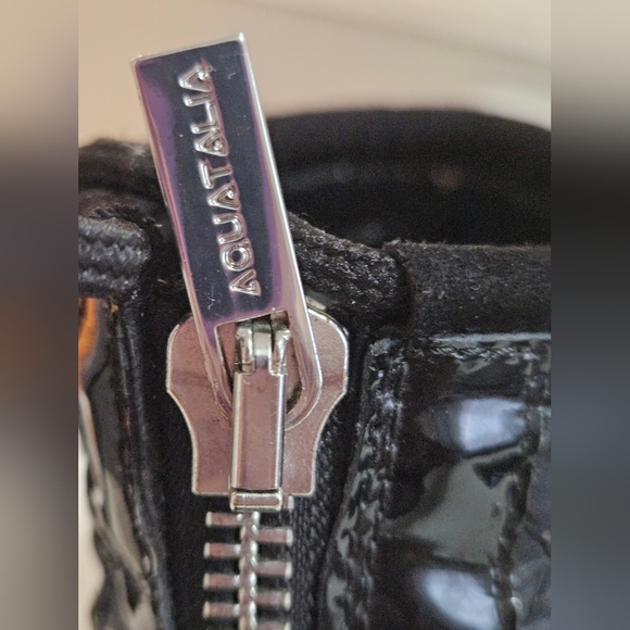 Aquaatalla Black Patent Leather Boots - Picture 10 of 11